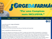 Tablet Screenshot of jorgedafarmacia.com.br